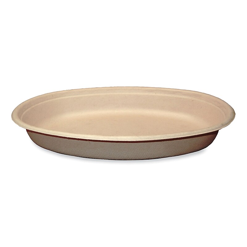 World Centric Compostable Fiber Bowl, 32 oz., Natural, 300/Carton (BO-SC-UBB-LFP) image 1