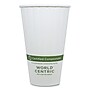 World Centric Compostable Paper Double Wall Hot Cups, 16 oz., White, 600/Carton (CU-PA-16D)~#|#~sp269455745_sc7