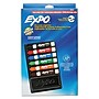 EXPO Tank Dry Erase Starter Set/Kit, Chisel Tip, Assorted Colors, 6/Set (80556A)~#|#~sp269526166_sc7