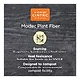 World Centric Plant-Based Fiber Hinged Carryout Container, Natural, 200/Carton (PB-SC-U13-LFS)~#|#~sp269526385_sc7