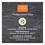 World Centric Plant-Based Fiber Hinged Burger Box Carryout Container, Natural, 500/Carton (TO-SC-U15B-LFP)~#|#~sp269526391_sc7
