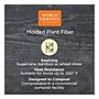 World Centric Plant-Based Fiber Hinged Hoagie Box Carryout Container, Natural, 500/Carton (TO-SC-UHB-LFP)~#|#~sp269526785_sc7