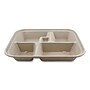 World Centric Plant-Based Fiber 5-Compartment Bento Box Carryout Container, Natural, 300/Carton (TR-SC-BB-LFS)~#|#~sp269526803_sc7