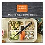 World Centric Plant-Based Fiber 5-Compartment Bento Box Carryout Container, Natural, 300/Carton (TR-SC-BB-LFS)~#|#~sp269526806_sc7