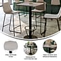 Flash Furniture Stiles Laminate Dining Table with Round Base and Footring, 30"D x 24"W, Gray (XUGY2430TR18B3F)~#|#~sp270000689_sc7