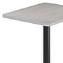Flash Furniture Stiles Laminate Dining Table with Round Base and Footring, 30"D x 24"W, Gray (XUGY2430TR18B3F)~#|#~sp270000694_sc7