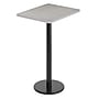 Flash Furniture Stiles Laminate Dining Table with Round Base, 30"D x 24"W, Gray (XUGY2430TR18B)~#|#~sp270000696_sc7