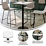 Flash Furniture Stiles Laminate Dining Table with Round Base, 30"D x 24"W, White (XUWH2430TR18B)~#|#~sp270000708_sc7