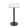 Flash Furniture Stiles Laminate Dining Table with Round Base, 30"D x 24"W, White (XUWH2430TR18B)~#|#~sp270000711_sc7