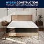 Flash Furniture Dream 10" Pocket Spring Hybrid Mattress, Queen Mattress in a Box (BSE230PRQ10CBK)~#|#~sp270269878_sc7