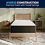 Flash Furniture Dream 12" Pocket Spring Hybrid Mattress, Twin Mattress in a Box (BSE230PRT12CBK)~#|#~sp270269987_sc7