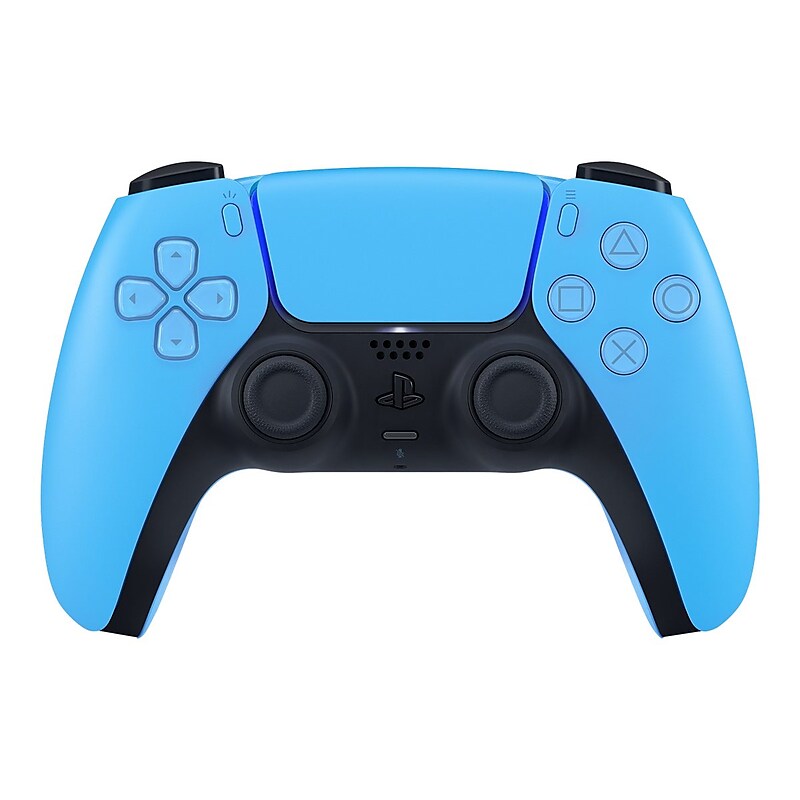 Sony PlayStation 5 DualSense Wireless Controller, Starlight Blue (1000039940) image 1