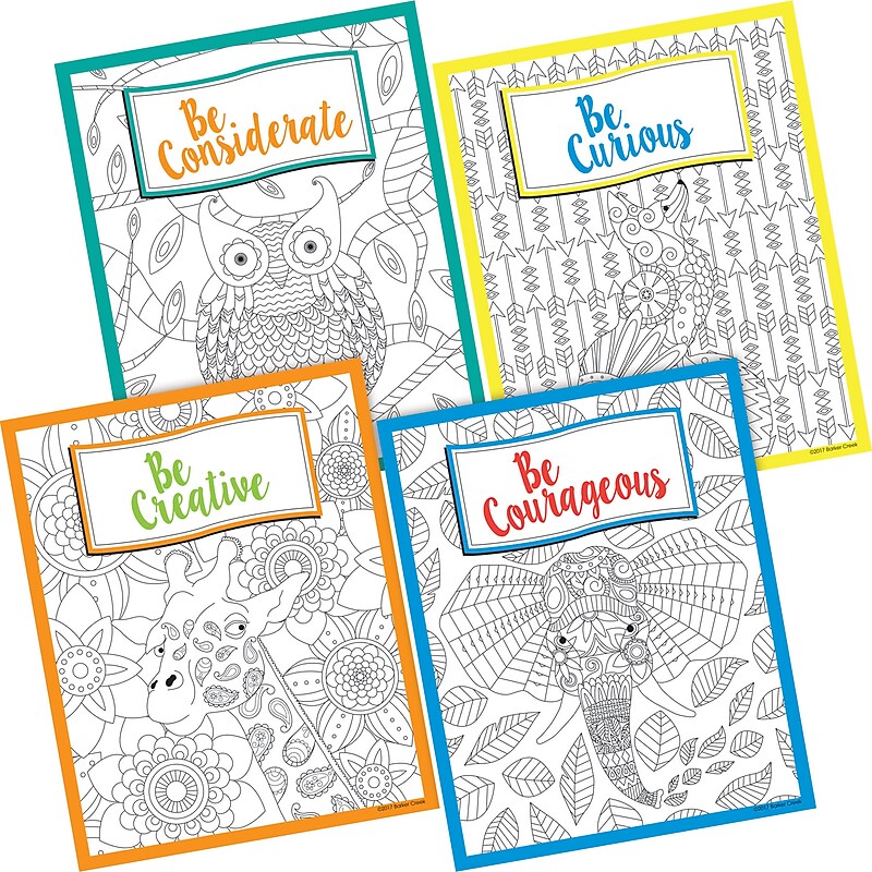 Barker Creek Be All You Can Be Art Print Set, 8" x 10", Multi-Design, 4 per set (BC3106) image 1