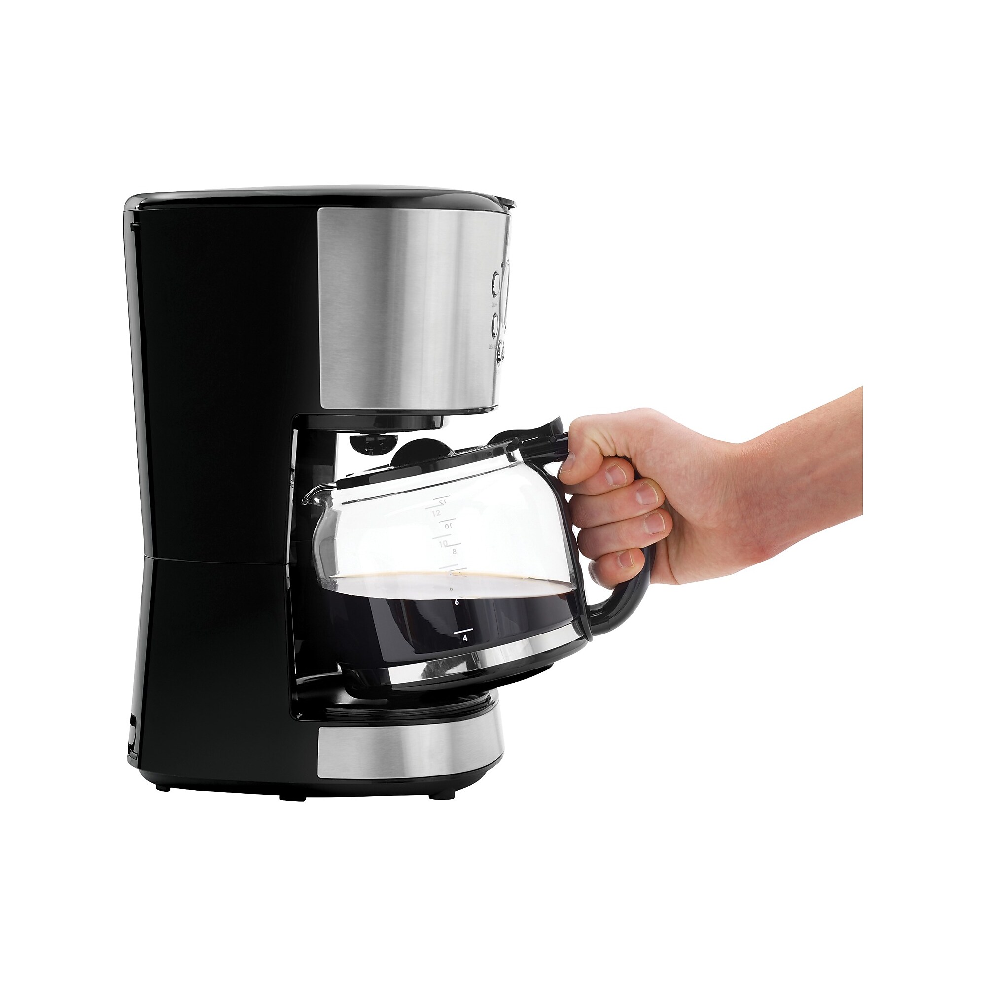 Starfrit 12-Cups Automatic Drip Coffee Maker, Gray (SRFT024001) Sansujyuku sansujyuku.com