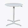 Luxor 32" Round Height Adjustable Café Table, White (LX-PNADJ-32RD)~#|#~sp27405543_sc7