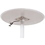 Luxor 32" Round Height Adjustable Café Table, White (LX-PNADJ-32RD)~#|#~sp27405544_sc7