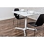 Luxor 36" Square Height Adjustable Café Table, White (LX-PNADJ-36SQ)~#|#~sp27405551_sc7