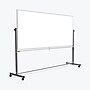 Luxor Steel Double Sided Dry Erase Whiteboard, Aluminum, 96" x 40" (MB9640WW)~#|#~sp27405569_sc7