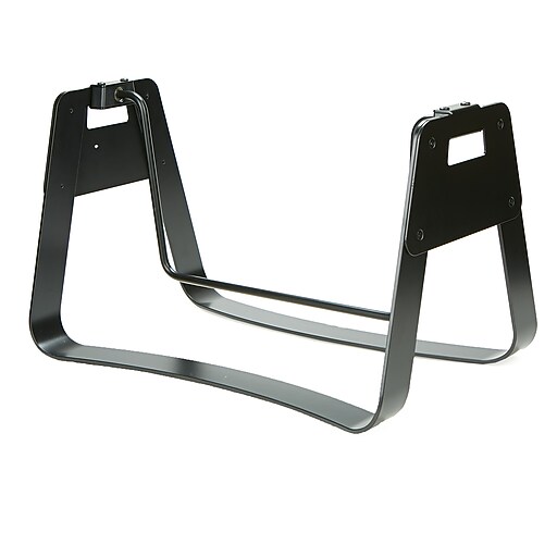 Mind Reader Rocking Relief Foot Rest, with Steel Swing Bar, Black