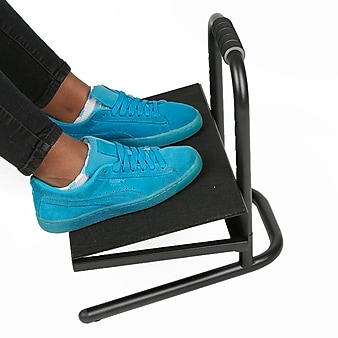 Mind Reader Tilt Adjustable Footrests, Black (FTHEIGHT-BLK)
