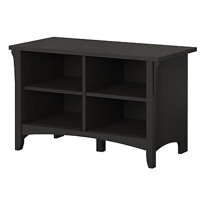 Bush Furniture Salinas Shoe Storage Bench in Vintage Black