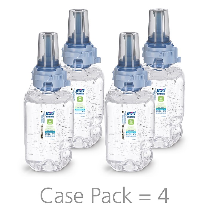PURELL Advanced Gel Hand Sanitizer Refill for ADX 7 Dispenser, 700