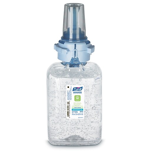 PURELL Advanced Gel Hand Sanitizer Refill for ADX 7 Dispenser, 700