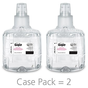 GOJO Clear & Mild Foaming Soap Refill, Unscented, 40.5 oz., 2/Carton (1911-02)