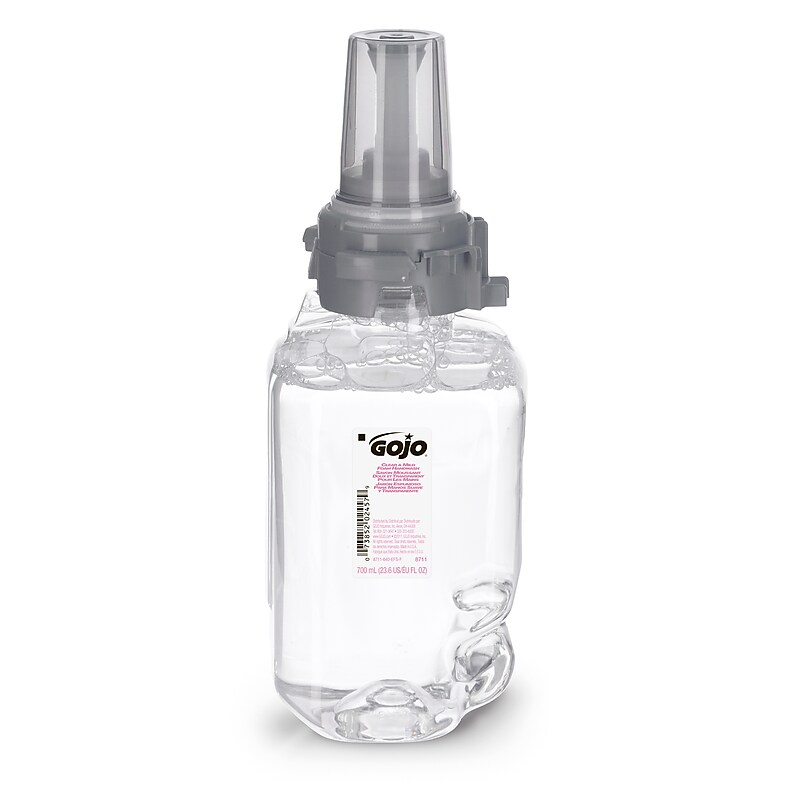 GOJO Foaming Hand Soap Refill for ADX-7 Dispenser, 23.6 oz., 4/Carton (8711-04) image 1
