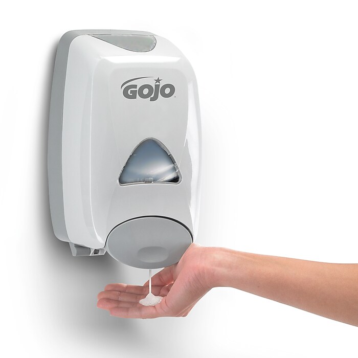 GOJO FMX 12 Wall Mounted Hand Soap Dispenser, Gray/Silver (5150-06