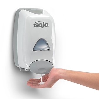 GOJO FMX-12 Manual Soap Dispenser, 1250 mL., Dove Gray (5150-06)