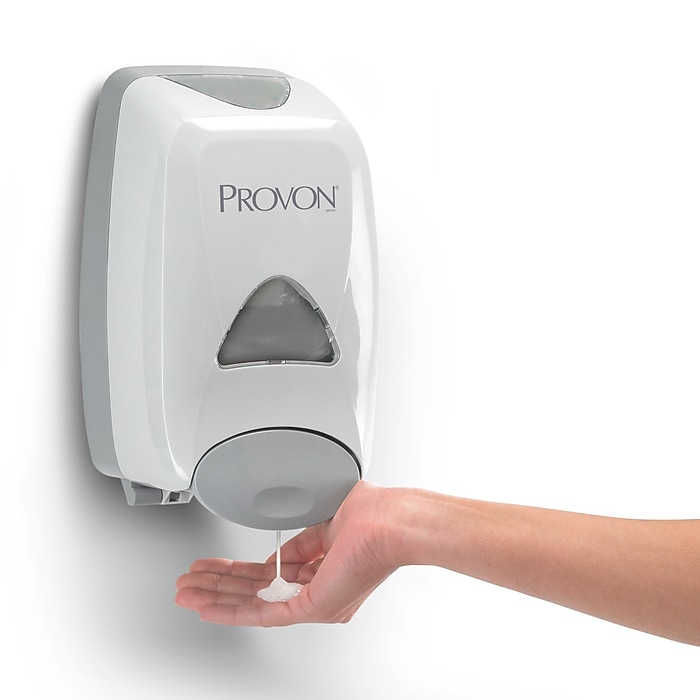 PROVON FMX 12 Wall Mounted Hand Soap Dispenser, Gray/Silver (5160