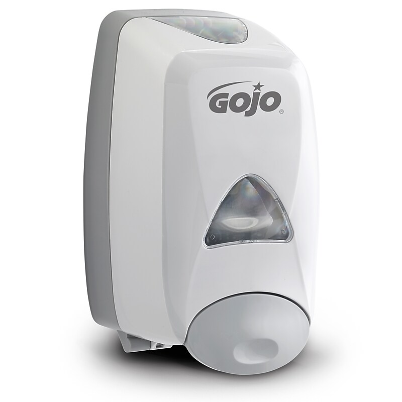 GOJO FMX 12 Wall Mounted Hand Soap Dispenser, Gray/Silver (5150-06) image 1