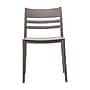 Flash Furniture Bridgeport Stacking Patio Chairs, Slatted Backrest in Gray, 4/Pack (4DHF317APPGRY)~#|#~sp278278505_sc7