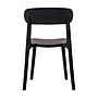 Flash Furniture Dover Stacking Patio Chairs, Curved Backrests in Black, 4/Pack (4DHF340APPBLK)~#|#~sp278278531_sc7