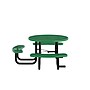 Flash Furniture Creekside Outdoor Picnic Table, 46" Round, Wheelchair Accessible, Green (SLFEMR46AH60LGN)~#|#~sp278278533_sc7