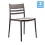 Flash Furniture Bridgeport Stacking Patio Chairs, Gray, 2/Set (2DHF317APPGRY)~#|#~sp278278543_sc7