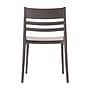 Flash Furniture Bridgeport  Stacking Patio Chair, Slatted Backrest in Gray (DHF317APPGRY)~#|#~sp278278560_sc7