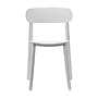Flash Furniture Dover Stacking Patio Chairs, Curved Backrests in White, 2/Pack (2DHF340APPWH)~#|#~sp278278561_sc7