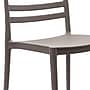 Flash Furniture Bridgeport  Stacking Patio Chair, Slatted Backrest in Gray (DHF317APPGRY)~#|#~sp278278584_sc7