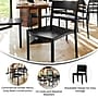 Flash Furniture Bridgeport Stacking Patio Chairs, 2/Set (2DHF317APPBLK)~#|#~sp278278593_sc7