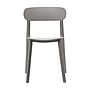 Flash Furniture Dover Stacking Patio Chairs, Curved Backrests in Gray, 2/Pack (2DHF340APPGRY)~#|#~sp278278600_sc7