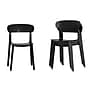 Flash Furniture Dover Stacking Patio Chairs, Curved Backrests in Black, 4/Pack (4DHF340APPBLK)~#|#~sp278278629_sc7