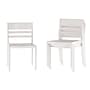 Flash Furniture Bridgeport Stacking Patio Chairs, Slatted Backrest in White, 4/Pack (4DHF317APPWH)~#|#~sp278278633_sc7