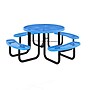 Flash Furniture Creekside Outdoor Picnic Table, 46" Round Blue (SLFEMR46BL)~#|#~sp278278664_sc7