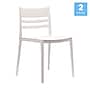 Flash Furniture Bridgeport Stacking Patio Chairs, White, 2/Set (2DHF317APPWH)~#|#~sp278278670_sc7