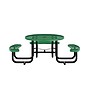 Flash Furniture Creekside Outdoor Picnic Table, 46" Round, Wheelchair Accessible, Green (SLFEMR46AH60LGN)~#|#~sp278278693_sc7