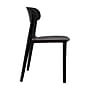 Flash Furniture Dover Stacking Patio Chair, Curved Backrest in Black (DHF340APPBLK)~#|#~sp278278725_sc7