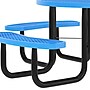 Flash Furniture Creekside Outdoor Picnic Table,  46" Round, Wheelchair Accessible, Blue (SLFEMR46ADABL)~#|#~sp278278729_sc7