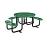 Flash Furniture Creekside Outdoor Picnic Table, 46" Round, Wheelchair Accessible, Green (SLFEMR46AH60LGN)~#|#~sp278278735_sc7
